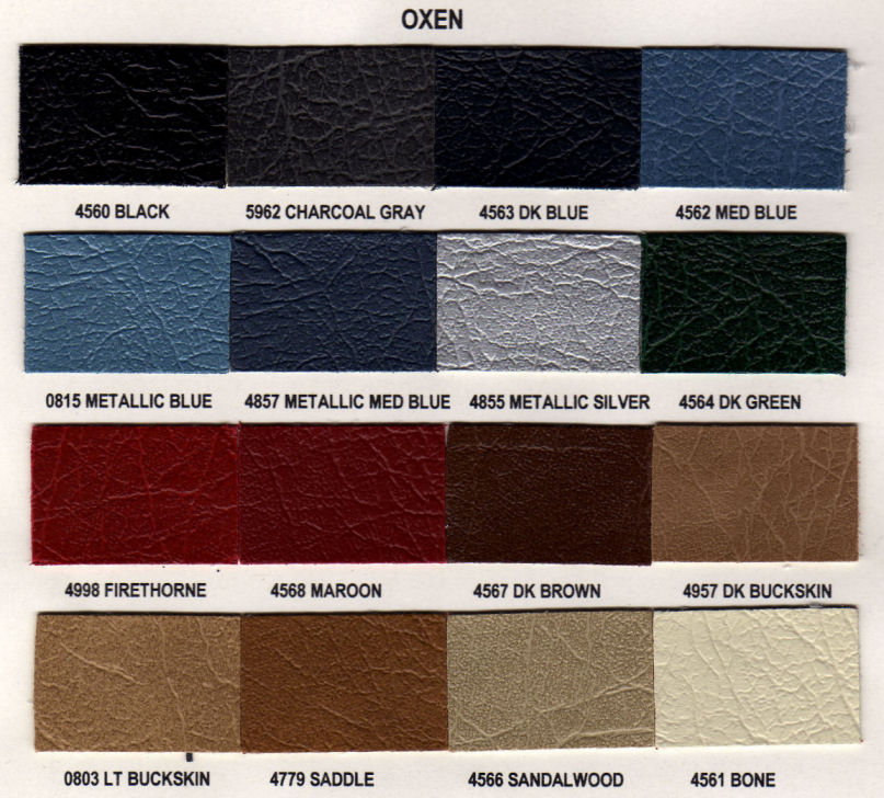 Ford upholstery seat material